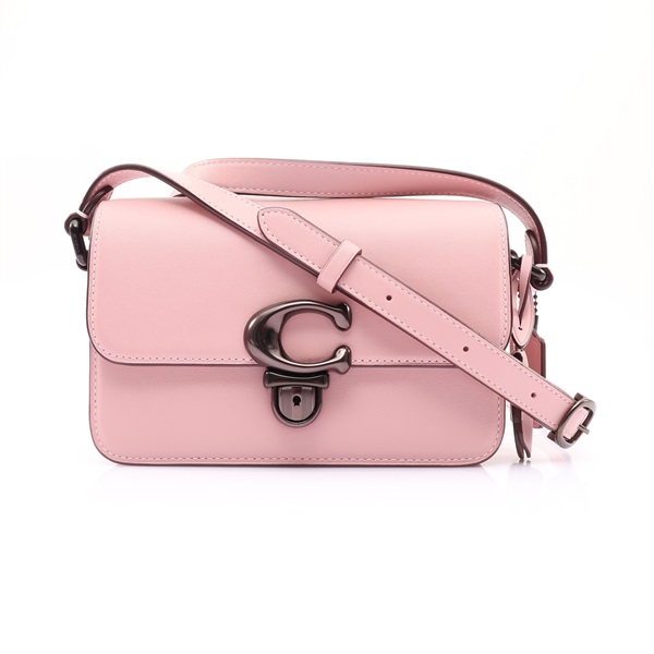 COACH 寇馳 Studio 19 肩背包 粉色牛皮 C7936
