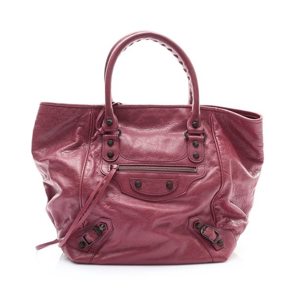 BALENCIAGA 巴黎世家 Classic Sunday 手提包 紅色 羊皮 228750 6265