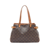 LOUIS VUITTON LV 路易威登 Batignolles Horizontal 肩背包 棕色 原花帆布 M51154