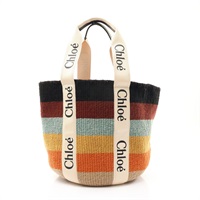 Chloe 克羅伊 Woody LOGO 手提包 多色 羊毛毛線編織 CHC22US380H322ZA
