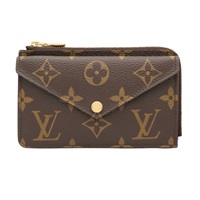 LOUIS VUITTON LV 路易威登 Card Holder Recto Verso 名片夾 短夾 黑/棕色 原花帆布 M69431
