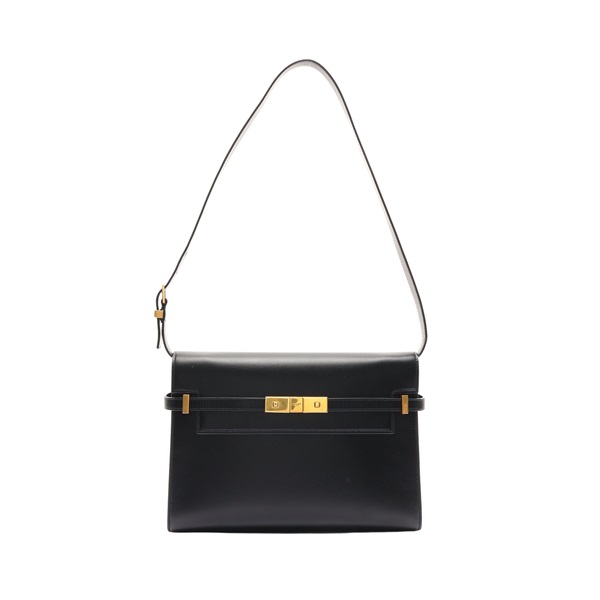 SAINT LAURENT YSL 聖羅蘭 Manhattan 肩背包 黑色 牛皮 579271