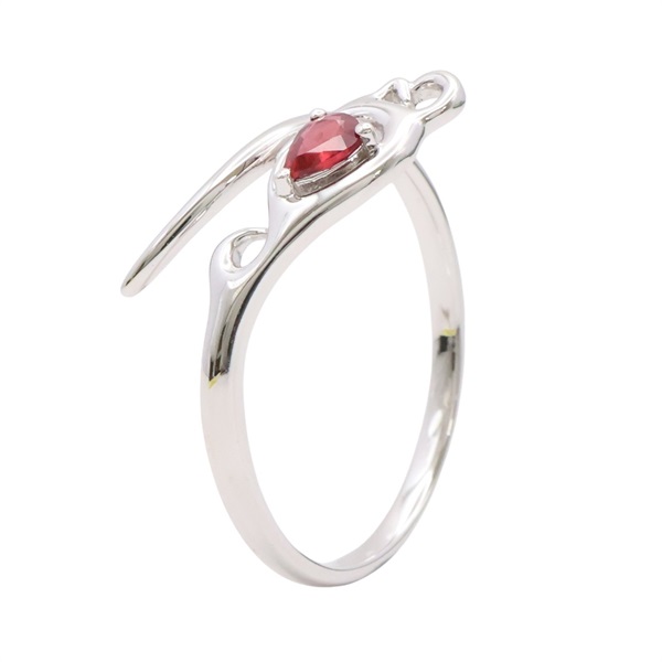 JEWELRY 無品牌珠寶 紅寶石 18K白金 Ruby  2.9g