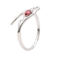 JEWELRY 無品牌珠寶 紅寶石 18K白金 Ruby  2.9g