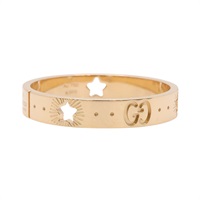 GUCCI 古馳 Icon Star 戒指 #22 18K黃金 607339