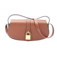 CELINE 賽琳 Clutch On Strap Tabou 肩背包 棕色 牛皮 10I593DQ1