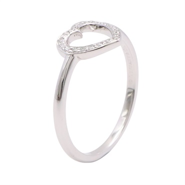 Tiffany & Co 蒂芬妮 Sentimental Heart 鑽石 戒指 PT950鉑金
