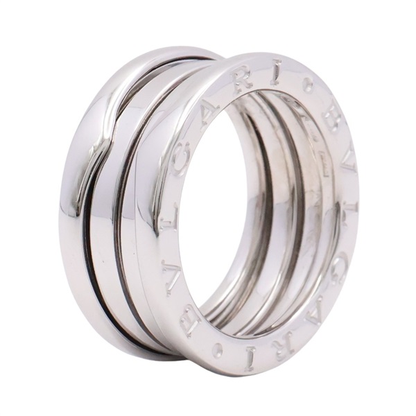 BVLGARI 寶格麗 B.zero1 三環戒指 #50 18K白金 323530