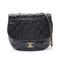 CHANEL 香奈兒 Bubble CC Flap 鍊帶 肩背包 黑色 牛皮 金扣
