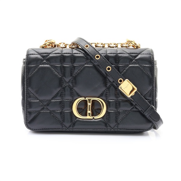 Dior 迪奧 Caro 肩背包 黑色 羊皮 M9252UHPA