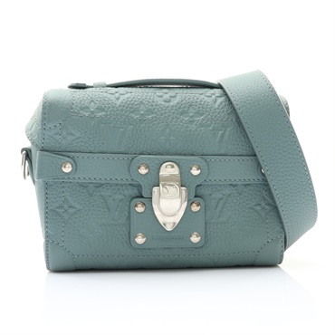 LOUIS VUITTON LV 路易威登 Soul Trunk 兩用包 霧藍色 原花壓紋牛皮 M13871