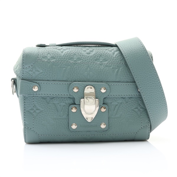 LOUIS VUITTON LV 路易威登 Soul Trunk 兩用包 霧藍色 原花壓紋牛皮 M13871