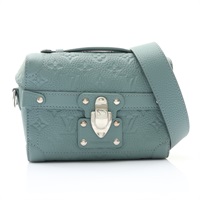 LOUIS VUITTON LV 路易威登 Soul Trunk 兩用包 霧藍色 原花壓紋牛皮 M13871