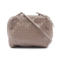 BOTTEGA VENETA BV 寶緹嘉 Nodini 肩背包 灰色 編織羊皮 無鏡子 245354