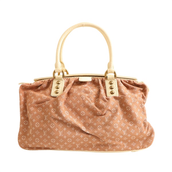 LOUIS VUITTON LV 路易威登 Trapeze GM 手提包 粉色原花帆布 白色牛皮 變色 M40064