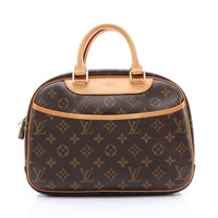LOUIS VUITTON LV 路易威登 Trouville 手提包 棕色 原花帆布 M42228