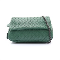 BOTTEGA VENETA BV 寶緹嘉 Expandable 肩背包 綠色 羊皮編織