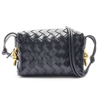 BOTTEGA VENETA BV 寶緹嘉 Mini Loop Camera 肩背包 深藍色 編織羊皮 723547 V1G11