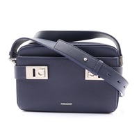 Salvatore Ferragamo 費拉格慕 Gancini 肩背包 紫色牛皮 AU-24/1304