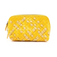 BOTTEGA VENETA BV 寶緹嘉 Intrecciato Pouch 手拿包 收納包 黃色 編織牛皮 132534