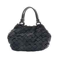 PRADA 普拉達 Tessuto Weave 手提包 黑色 尼龍