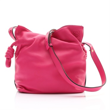 LOEWE 羅威 Flamenco Knot 肩背包 粉色 牛皮