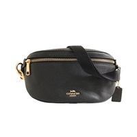 COACH 寇馳 Polished Pebble 腰包 黑色 牛皮 39939