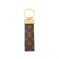 LOUIS VUITTON LV 路易威登 Dragonne 鑰匙圈 棕色 原花帆布 M65221