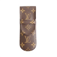 LOUIS VUITTON LV 路易威登 Etui Stylo 筆袋 棕色 原花帆布 M62990