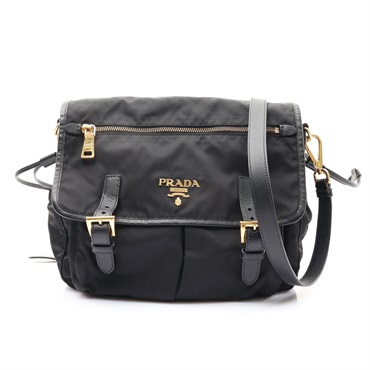 PRADA 普拉達 肩背包 黑色 尼龍