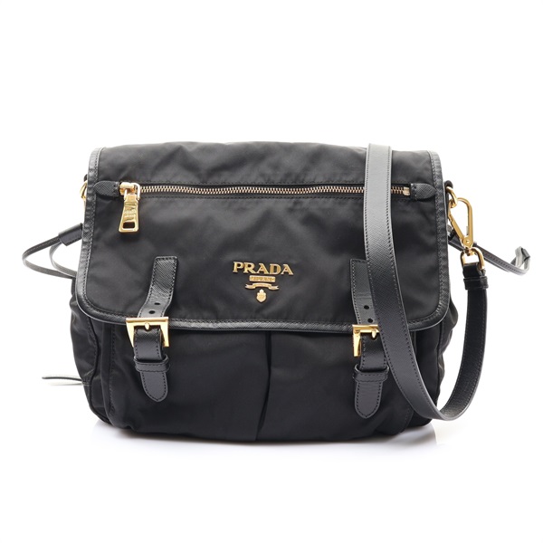 PRADA 普拉達 肩背包 黑色 尼龍