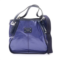 TOD'S 托德斯 G-Line 兩用包 藍色 帆布 牛皮