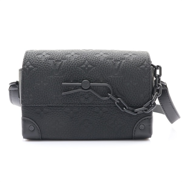 LOUIS VUITTON LV 路易威登 Steamer 肩背包 黑色 Taurillon 牛皮 M81746