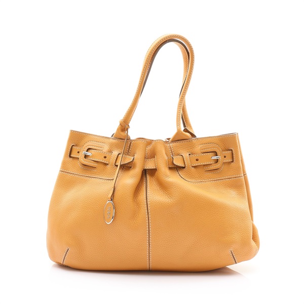 TOD'S 托德斯 Carey Sacca 手提包 駝色 荔枝紋牛皮 XBWACAE03003FOC604