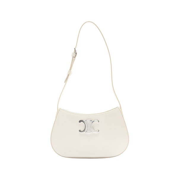 CELINE 賽琳 Medium Tilly 肩背包 白色 牛皮 115703BF4.01BC