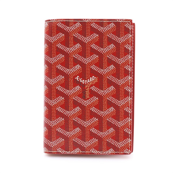 GOYARD 高雅德 Grenelle 護照夾 紅色 帆布 GRENELPMLTY