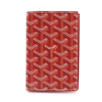 GOYARD 高雅德 Grenelle 護照夾 紅色 帆布 GRENELPMLTY
