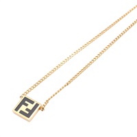 FENDI 芬迪 Forever FF造型 項鏈 鍍金 8AH636