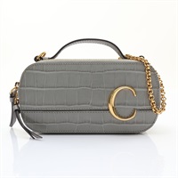 Chloe 克羅伊 Mini Vanity 兩用包 灰色 牛皮 CHC20SS225A87