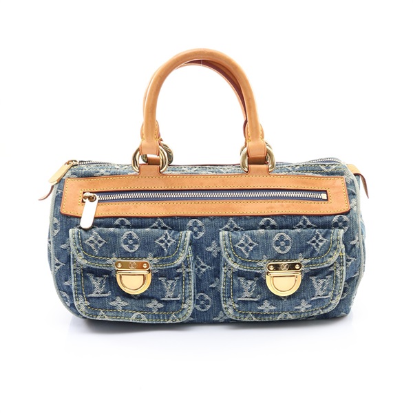 LOUIS VUITTON LV 路易威登 Denim Neo Speedy 手提包 藍色 原花丹寧 M95019