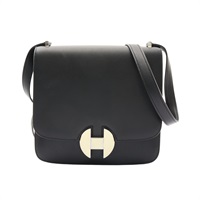 HERMES 愛馬仕 2002 20 肩背包 黑色 evergrain牛皮 Y刻 銀扣 H075134CK