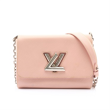 LOUIS VUITTON LV 路易威登 Twist MM 肩背包 粉色 Epi水波紋牛皮 M50380