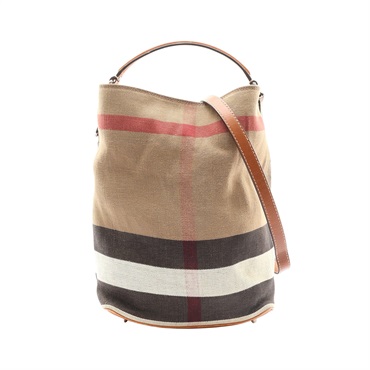 BURBERRY 巴寶莉 Ashby 兩用包 棕色 帆布 3855146