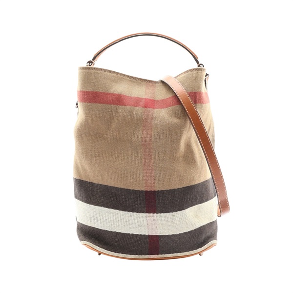 BURBERRY 巴寶莉 Ashby 兩用包 棕色 帆布 3855146