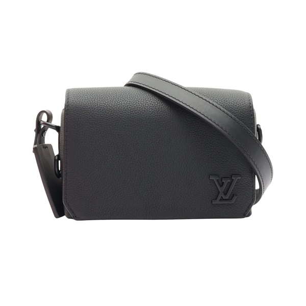 LOUIS VUITTON LV 路易威登 Fastline Wearable Wallet 肩背包 黑色 牛皮 M82085
