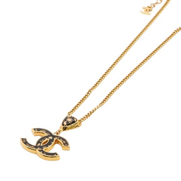 CHANEL 香奈兒 CC 星夜金燦 Necklace 項鍊 金色 鍍金