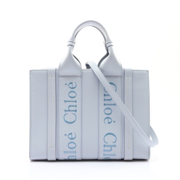 Chloe 克羅伊 Woody Small 兩用包 灰色 牛皮 CHC23U39716049V