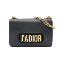 Dior 迪奧 J'Adior 鍊帶肩背包 黑色 牛皮 M9000