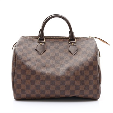 LOUIS VUITTON LV 路易威登 Speedy 30 波士頓包 棕色 棋盤格帆布 N41364