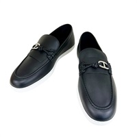 黑色 皮革 Ignacio 樂福鞋 平底鞋 H241927ZA